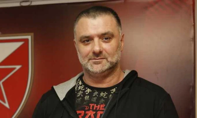 Foto: Nenad Peruničić u prostorijama Crvene Zvezde