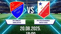 Veliki jubilej u Zmajevu - Obilić dočekuje Vojvodinu, Mozzart Bet Super liga Srbije