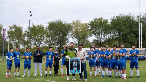 Lapićev 100. meč u Boracu iz Starčevo, ubedljiv trijumf nad Slobodom, Vojvođanska liga "Istok"